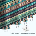 thumbnail image 6 of Blue and Orange Diamond Shaped Geometric Boho Pattern Shower Curtain 72"x72" ,Bathroom Decorative Shower Curtains Set with 12 Hooks,Modern Waterproof Washable Shower Curtain, 6 of 6