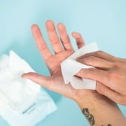 MightyGood. 40 Count Wipe Those Hands Antibacterial Wipes, Fragrance and Alcohol Free (1 Pack) MGSWTH40CT16
