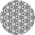 thumbnail image 1 of Ahgly Company Machine Washable Indoor Round Transitional Gainsboro Gray Area Rugs, 7' Round, 1 of 7