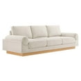 thumbnail image 2 of Modway Oasis Upholstered Fabric Sofa in Ivory, 2 of 9