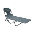 thumbnail image 2 of Silla Chaise Lounge con diseño de avestruz, color gris, 2 of 5