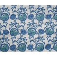 thumbnail image 4 of oneOone Polyester Lycra Fabric Leaves & Floral Block Printed Fabric 1 Yard 56 Inch Wide, 4 of 4