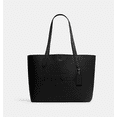 thumbnail image 1 of Bolsa Tote Coach piel granulada color negro, 1 of 4