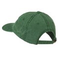 thumbnail image 3 of Irish Embroidered Washed Pigment Dyed Cap - Dark Green OSFM, 3 of 5
