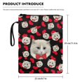 thumbnail image 7 of HELLHERO Cat Bow Design Student Gift Bag Zipper Bag, 8.66 x 11.42 Polyester Bible Book Carrying Bag Book Carrying Case Reusable, Book Lovers Gifts, 7 of 7