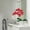 red, variant on Goowood Artificial Phalaenopsis Orchid - Lifelike High Branch Silk Flower for Living Room Decoration - Elegant Faux Orchid Desktop Bouquet Ornament