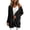 Black, variant on Sevevn Women's Fall Fashion Sweaters Open Front Mid Length Long Sleeve Cardigan Knit Tops with Pockets Versatile Winter Outfits for Work Office Shopping Walking Leisure
