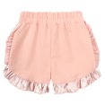 thumbnail image 4 of LYMAYTER Kids Baby Girls Cotton T-Shirt Outfit 2PCS Infant Lace Short Sleeve Tees Tops Shorts Casual Sets for 9 Months-7 Years, 4 of 10