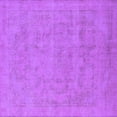 thumbnail image 1 of Ahgly Company Indoor Square Oriental Purple Industrial Area Rugs, 4' Square, 1 of 4