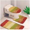 thumbnail image 3 of Kashi Home Denise 3 Piece Striped Bath Rug, 3 of 4