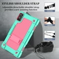 thumbnail image 4 of Fancing for MEIZE D115 10.1 inch Case,for KADYBE D115 Tablet Case,Shockproof Kids Case with Shoulder Strap for kimlok Android 13 14/DOMATON D105/MEIZE D115/KADYBE D115/Qukenk 10.1inch(Navy+Pink), 4 of 6