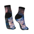 thumbnail image 2 of Breathable Athletic Socks Nebula Cushioned Quarter Socks for Men Women, 2 of 7