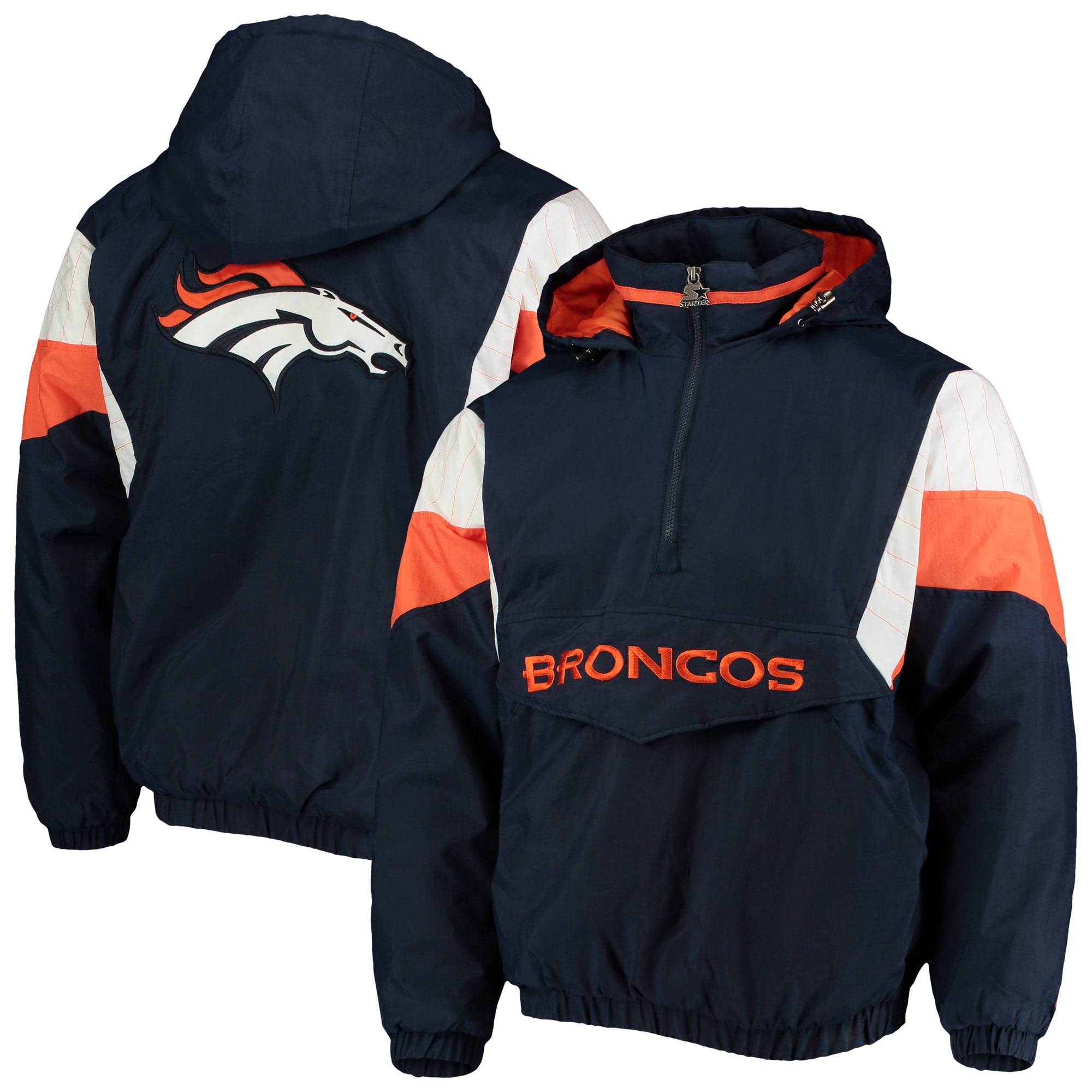 nfl half zip pullover starter jacket