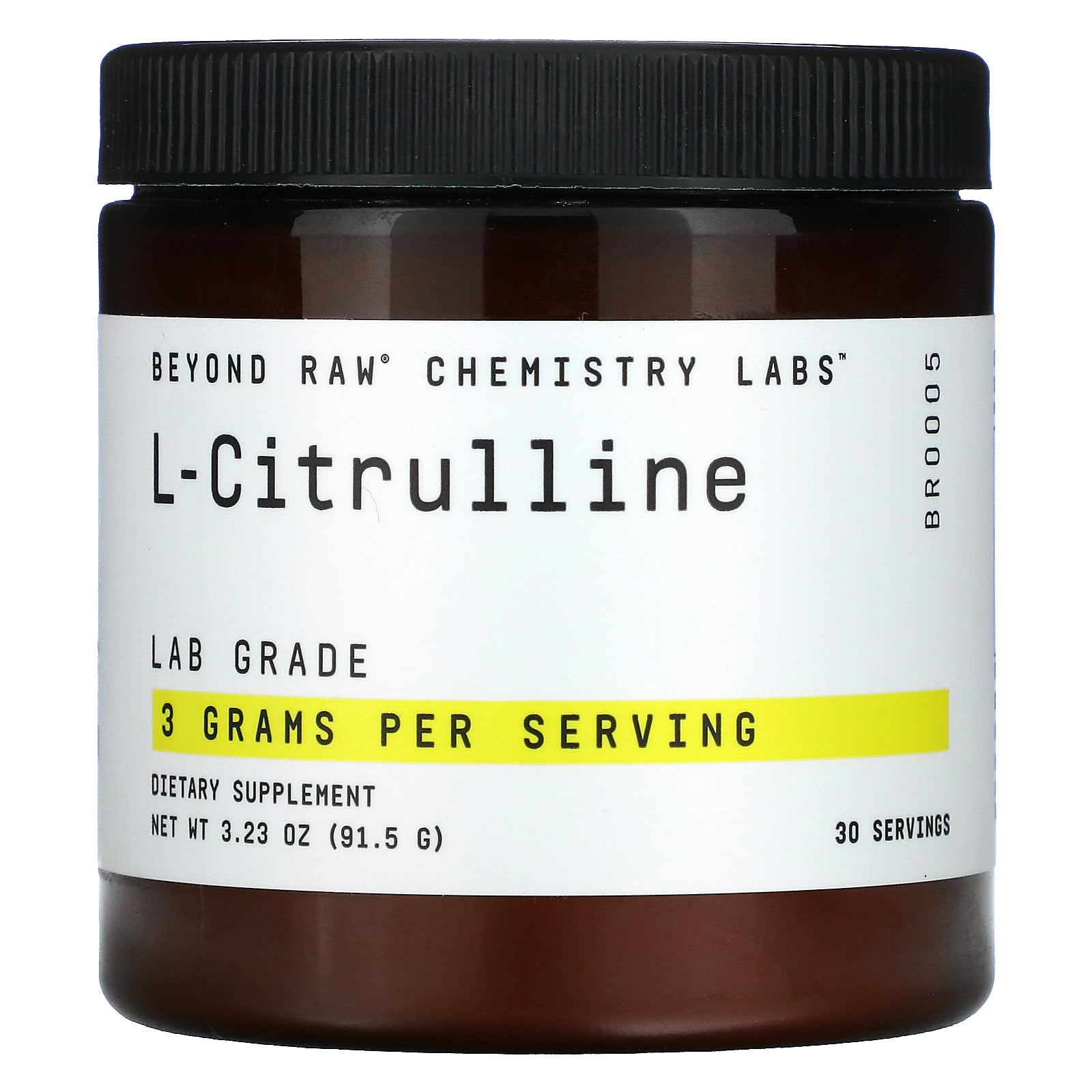 Beyond Raw, Chemistry Labs, L-Citrulline, 3.23 oz (91.5 g), GNC