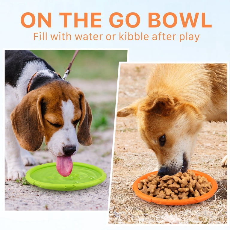 4-Pack Dog Frisbee Set – Durable PVC Flying Discs For Outdoor Play, Training, Beach (7.09 Inch, Assorted Colors)