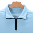 thumbnail image 7 of Zormilly Mens Two Piece Summer Outfit Short Sleeve Collared Shirts Shorts Loungewear Sets with Pockets Loose Workout Sets, S-3XL, 7 of 7