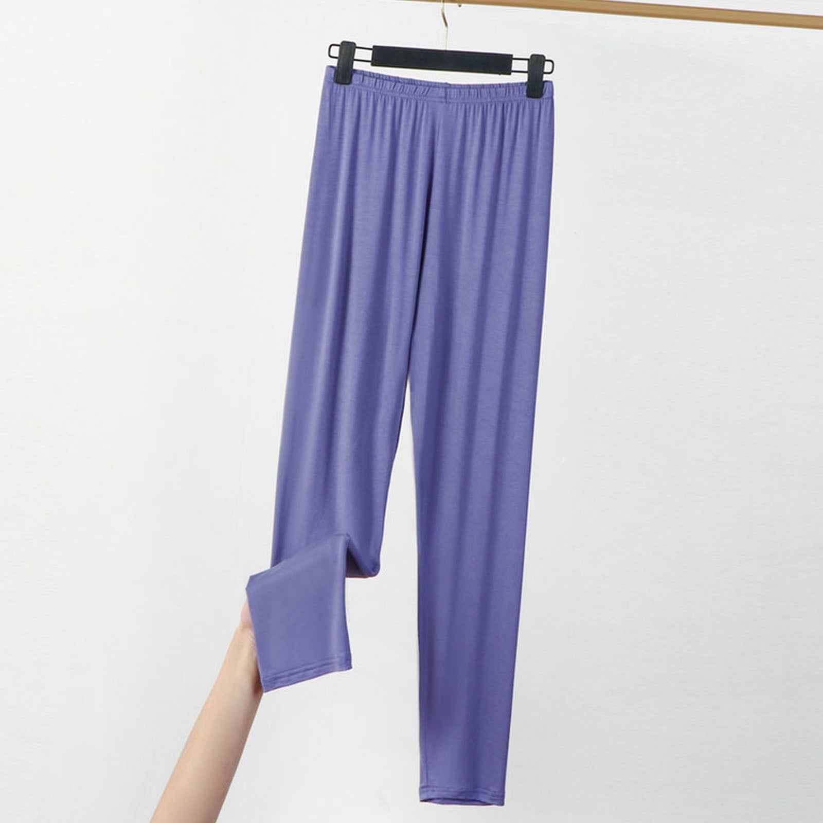 WNYEIME Women's Plus Size Pants Summer Soft Casual Elastic Waist Straight  Wide Leg Pants Loose Lightweight Lounge Solid Color Daily Home Trousers  Blue XXL - Walmart.com