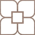 thumbnail image 2 of 78 3/4"W x 78 3/4"H x 3/8"T King Size Olivia Decorative Fretwork Wood Ceiling Panels, Walnut, 2 of 10
