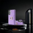 thumbnail image 5 of K-Lion Compatible with Samsung Galaxy A54 5G Wallet Case,Luxury PU Leather Shockproof Protective Case Card Holder Slot Ring Holder Kickstand Phone Cover for Samsung Galaxy A54 5G ,Purple, 5 of 5
