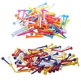 thumbnail image 1 of 200 Pcs Golf Tees Plastic Mixed Color 54 mm & 49mm, 1 of 10