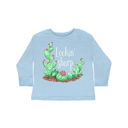 

Inktastic Lookin Sharp Cacti and Succulents Gift Toddler Boy or Toddler Girl Long Sleeve T-Shirt