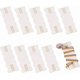 thumbnail image 1 of Organizador de joyas portátil antienredos, 10 unidades, 2,5 x 1 x 0,1 pulgadas, rectangular, blanco, para collares, tarjetero, estuche universal para guardar joyas., 1 of 9