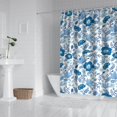 thumbnail image 2 of Pioneer Flower Floral Print Pattern Shower Curtain 72"x84" ,Bathroom Decorative Shower Curtains Set with 12 Hooks,Modern Waterproof Washable Shower Curtain, 2 of 6