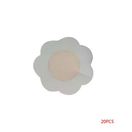 

10pcs Disposable Sexy Breast Pasties Adhesive Tops Multi Lace Cover Bra Petal Nippleless Design