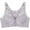 D948/Grey, variant on Womens Bras Women's Front Side Buckle Lace Edge No Underwire Movement Seamless Gathering Adjustment Yoga Sleep Large Bra Comfortable Everyday Bras