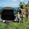 thumbnail image 6 of 4 Person Blackout Camping Tent, Easy Setup Waterproof Family Dome Tent for Camping with Rainfly, Portable Double Layer Large Family Tent for Outdoor Camping&Hiking, 6 of 12