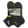 thumbnail image 2 of PUMA SOCKS MEN'S - QUARTER CUT - DUSK 253 - RED BLACK - LARGE (10-13) PACK 6 XX, 2 of 2