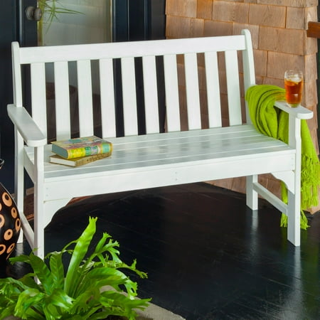 POLYWOOD Vineyard 48" Bench in Black