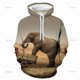 thumbnail image 3 of Venta caliente Sudadera con capucha con estampado 3D de elefante para hombres Sudadera con capucha con gráficos de animales Sudaderas de manga larga de moda Ropa de otoño para niños, 3 of 5