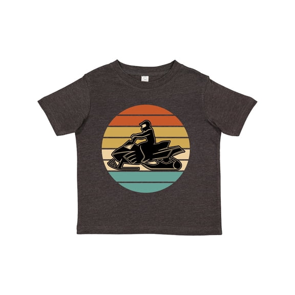 Inktastic Snowmobile Retro Sunset Boys or Girls Toddler T-Shirt