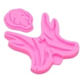 thumbnail image 4 of Silicone Molds, Lovely Antler Shape Nonstick Design Silicone Fondant  Wide Application Multifunctional Reliable  For Home For Bakery, 4 of 8