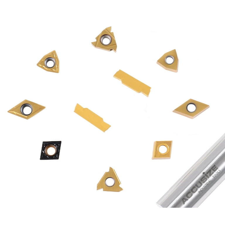 Insert Tooling Accusize Industrial Tools 2 Pc Of Each Kind Of Carbide ...