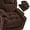 Brown, variant on Thickened Chair Cushion for Elderly 20" x 20" x 5", 2-Tier Natural Latex Foam Support, 2-Faced Reversible Reading Recliner Chair Pad Couch Armchair Seat Cushion, Brown