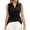 Black, variant on Womens Summer Tank Tops Loose Fit Causal Cute Polo Shirts Sleeveless
