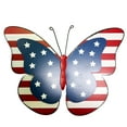 thumbnail image 5 of Rustic Metal Americana Butterfly Patriotic Wall Decor American Flag Hanging Ornaments 4th July Garden Yard Signs&nbsp;, 5 of 7