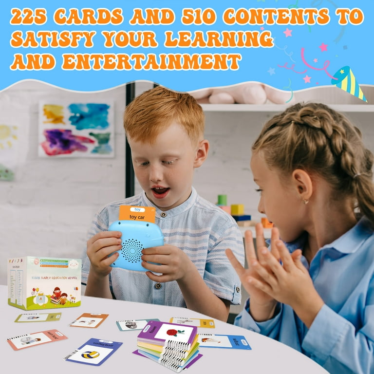 sixwipe Talking Flashcards for Toddler 2-4 Years, 255 Sight Words
