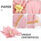 thumbnail image 3 of UPOUART 10Ud Flores De Grandes Para De Pared En Eventos Y Hogar Rosa, 3 of 6