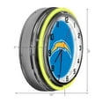 thumbnail image 3 of Imperial Los Angeles Chargers 18'' Neon Clock, 3 of 3