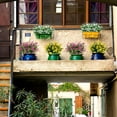 thumbnail image 3 of Artificial Flowers, Fake Artificial Greenery UV Resistant No Fade Faux Plastic Plants for Wedding Bridle Bouquet Indoor Outdoor Home Garden Kitchen Office Table Vase 8PCS, 3 of 8