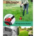 thumbnail image 3 of YAHHU Cordless Electric String Trimmer 21V - Trimmer, Edger, and Mower with Multiple Blades for Lawn and Garden, 3 of 8