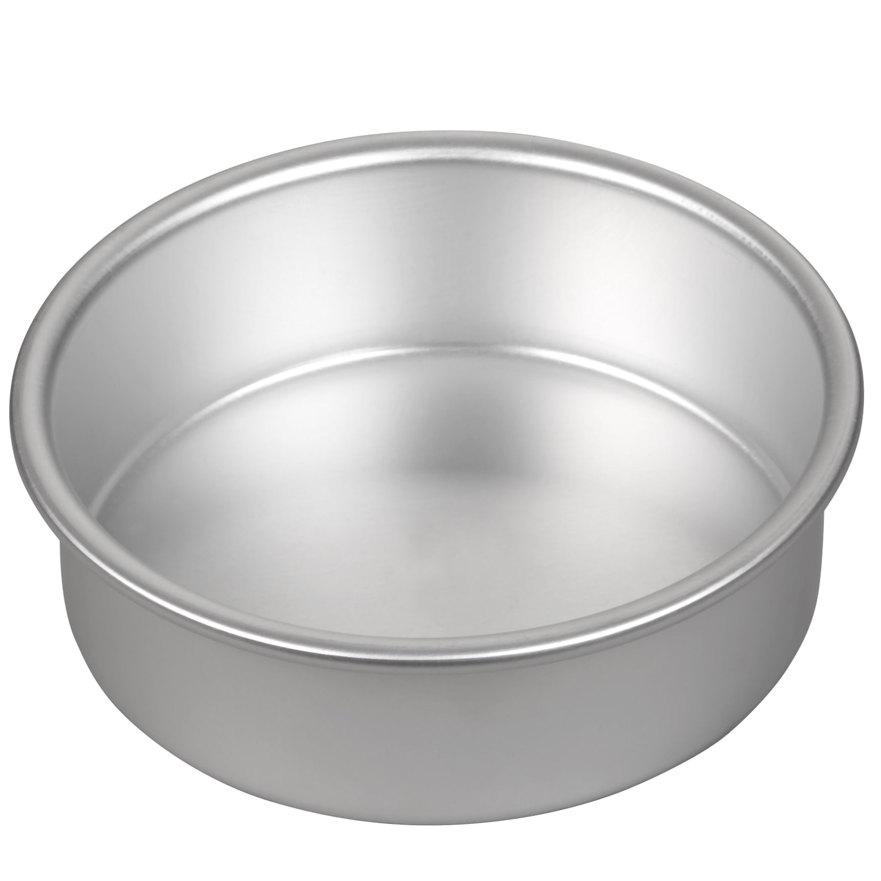 Professional Round Baking Pans Aluminum Weeding Cake Tins Set 6” X 4” & 7”  X 4”