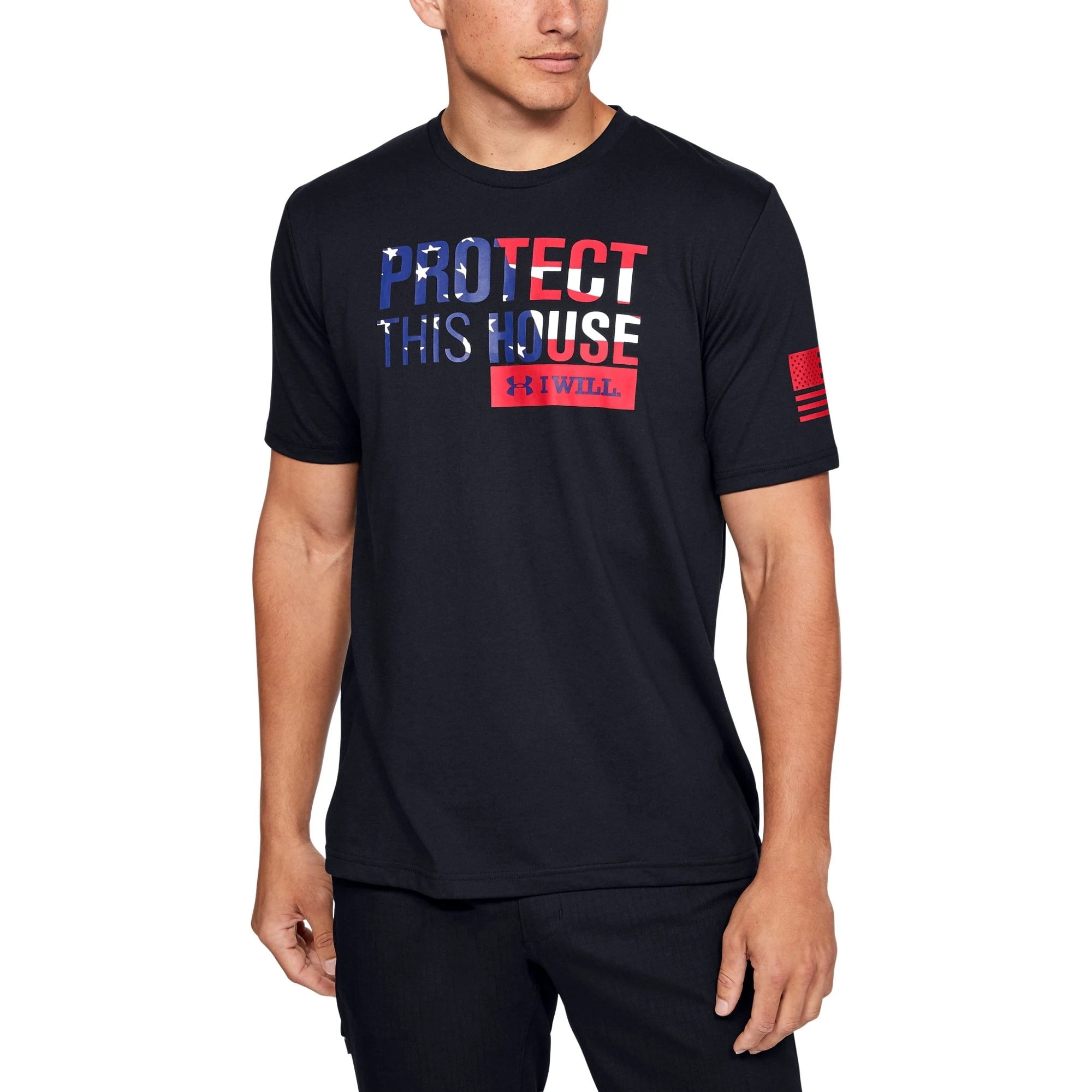 Mens Under Armour Freedom Protect This House Shirt