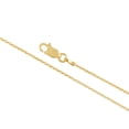 thumbnail image 2 of Sterling Silver and Gold Plated Rope Chain Necklaces and Bracelets - 1.00MM Thick - 22 Inches, 2 of 7