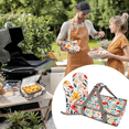 thumbnail image 4 of Numjaw Casserole Carrier for Hot or Cold Food, Insulated Casserole Travel Carry Bag with Oven Mitts and Pot Holders Set, Gifts for Women, 4 of 8