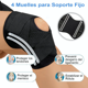thumbnail image 3 of Rodillera Bloosom  De Recuperación De Lesiones / Rodillera Deportiva Talla M Negro, 3 of 5