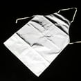 thumbnail image 1 of 2 uds. de delantales de papel de aluminio, guantes, mangas, a prueba de aceite, 1 par de delantales de trabajo, protectores de pie ligeros, traje para delantales 110cm 70cm BLESIY Delantal impermeable, 1 of 8